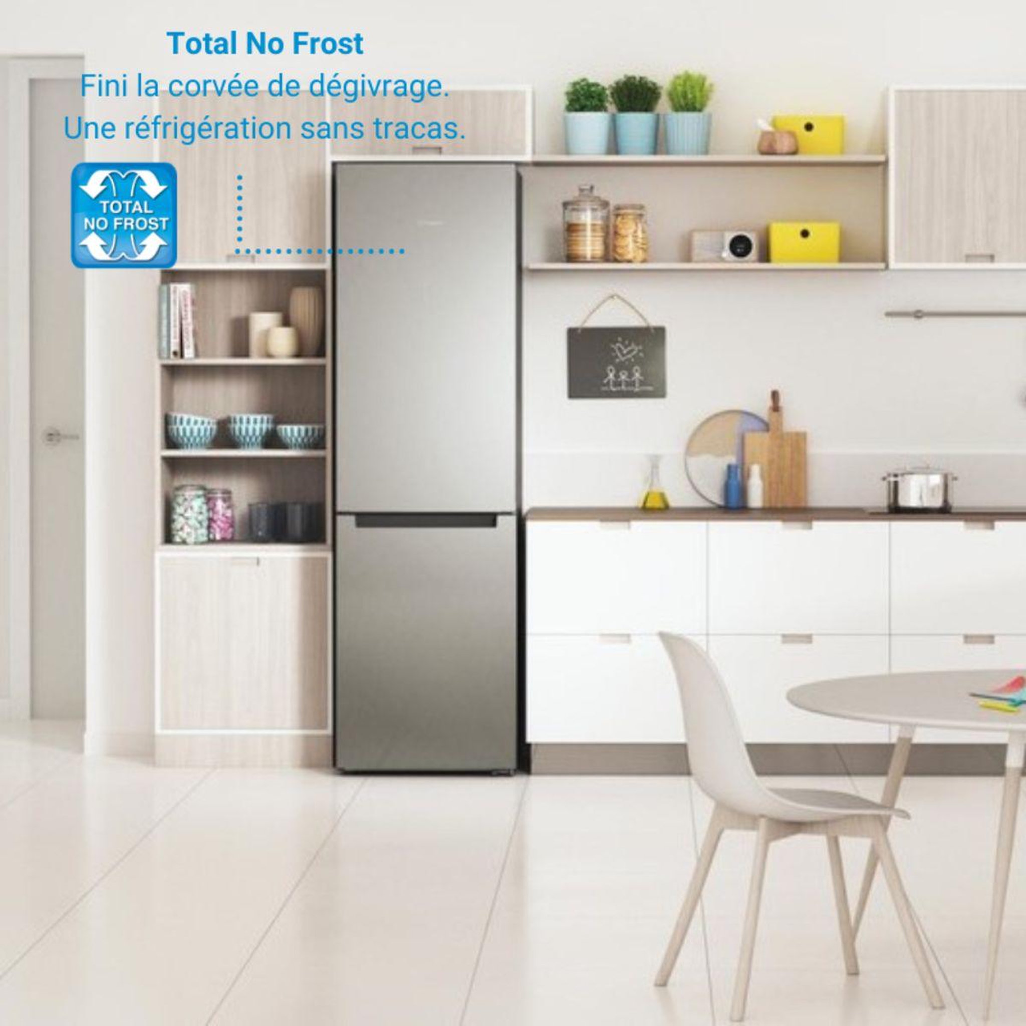 Voir la diapositive 5 : Indesit Réfrigérateur combiné inkf8251s5e