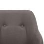 Voir la diapositive 6 : VIDAXL Chaise à bascule Gris clair Tissu