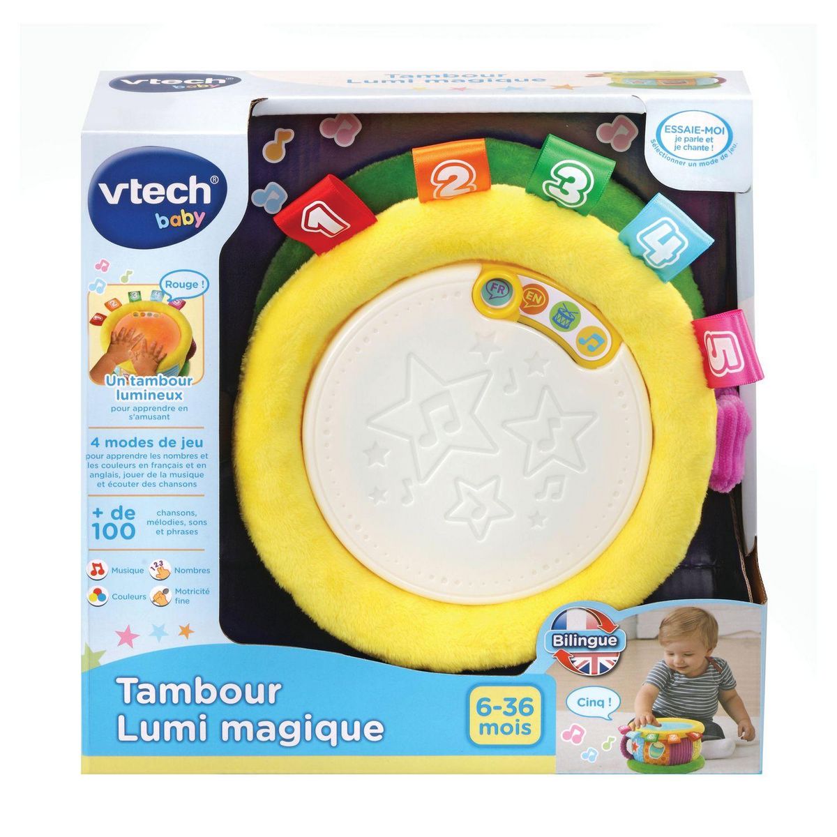 VTECH Tambour Lumi magique