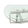 Voir la diapositive 4 : Paris Prix Table d'Appoint 2 Plateaux Design  Katris  60cm Argent