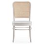 Voir la diapositive 3 : VS VENTA-STOCK Pack de 2 chaises Vesta Couleur Blanc, Bois Massif et Rotin naturel