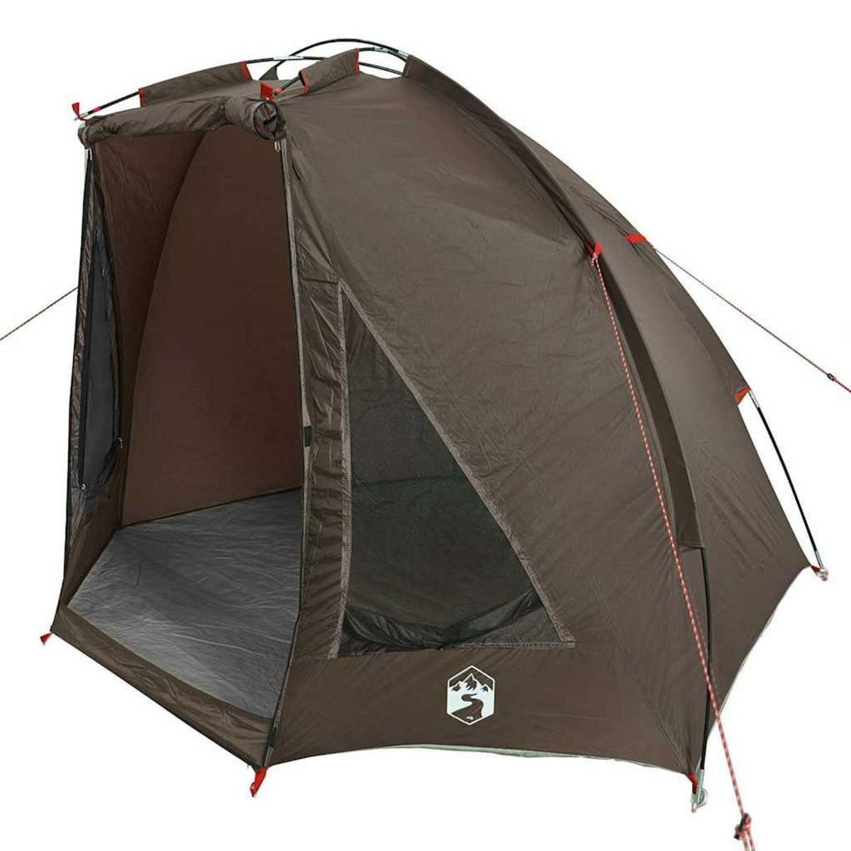 VIDAXL Tente de peche marron impermeable