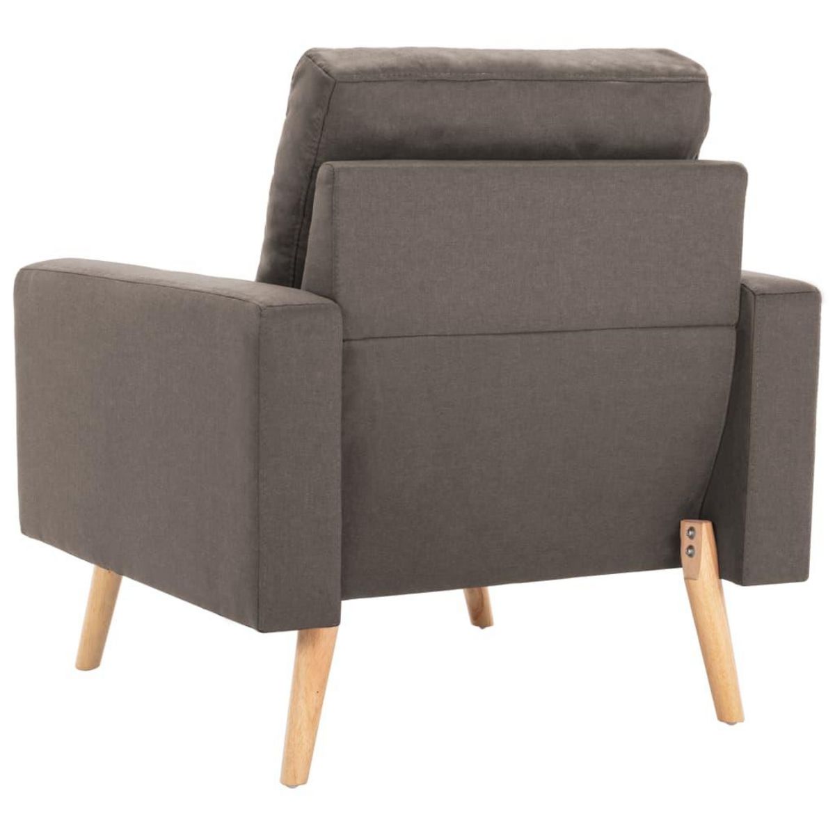 VIDAXL Fauteuil Taupe Tissu