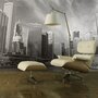 Voir la diapositive 1 : Paris Prix Papier Peint  Panorama de Chicago Noir & Blanc