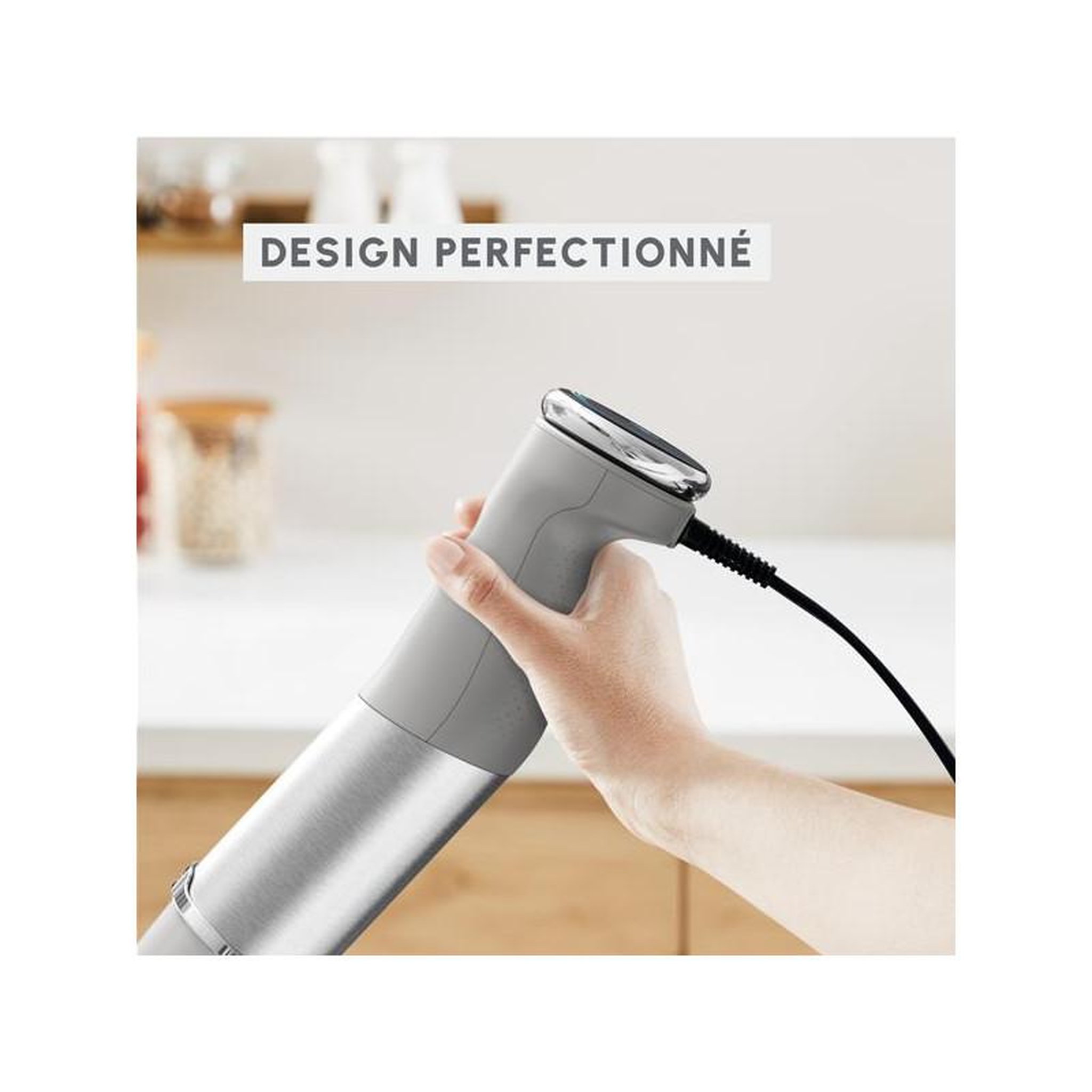 Voir la diapositive 5 : MOULINEX Mixeur plongeant 1000w gris - dd672b10