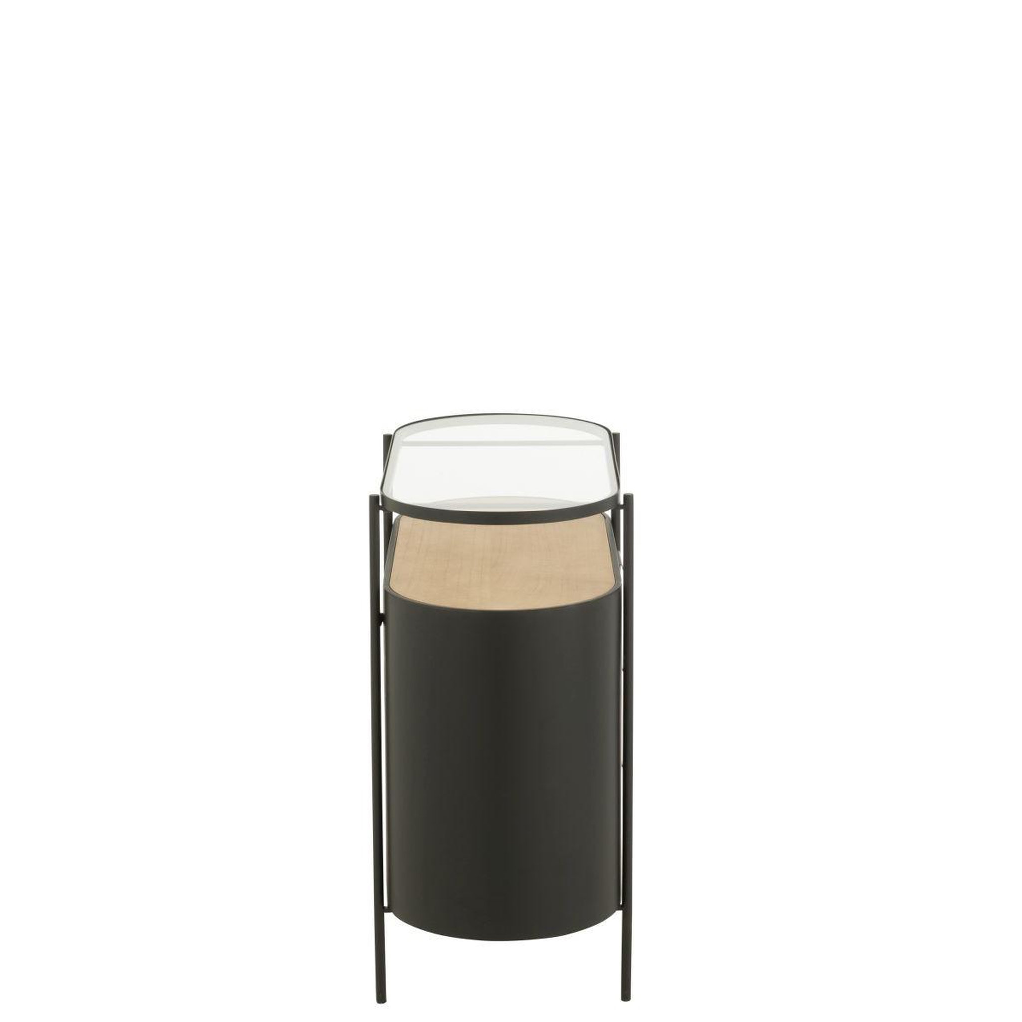 Voir la diapositive 3 : J-LINE Commode 3 tiroirs  bya  80cm naturel