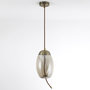 Voir la diapositive 2 : Paris Prix Suspension en Verre Led  Dalio  29cm Transparent