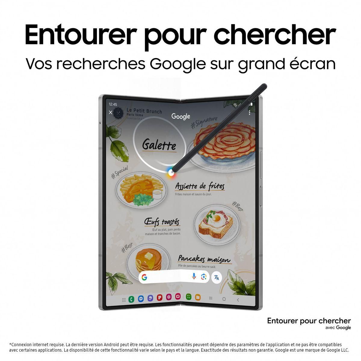 Samsung Smartphone Galaxy Z Fold6 Bleu nuit 1To