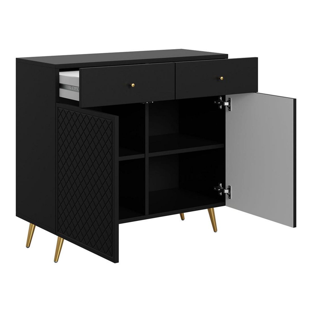 BEST MOBILIER Sorolla - buffet bas - 100 cm