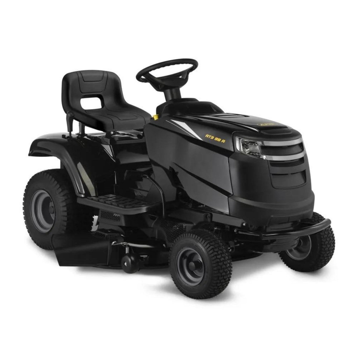 Alpina Tondeuse autoportée thermique de 352 cm³ - AT3 98A - jusqu'à 4 500 m² - largeur coupe 98 cm - obturateur inclus - noire