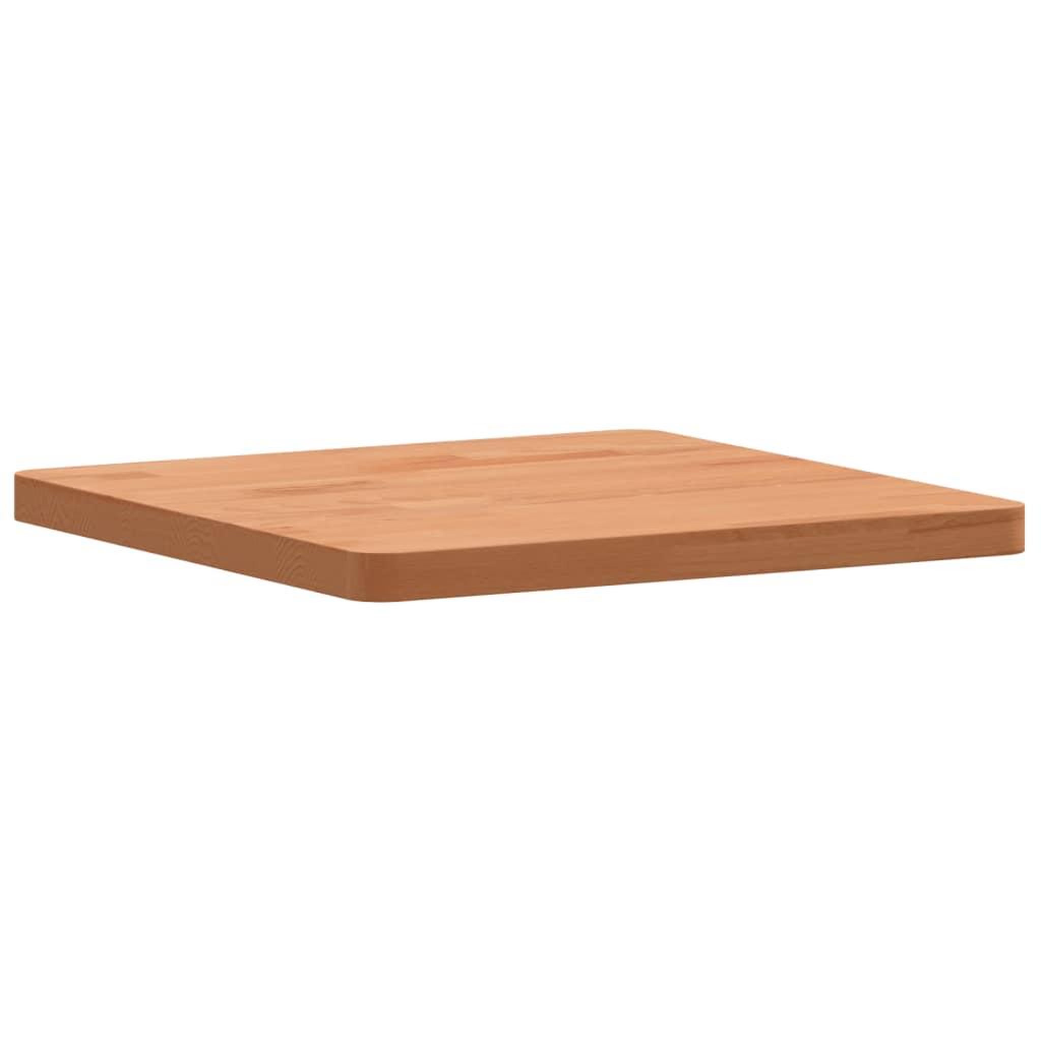 Voir la diapositive 4 : VIDAXL Dessus de table 40x40x2,5 cm carre bois massif de hetre