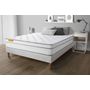 Voir la diapositive 1 : SEPTNUITS Matelas Memo Luxe  Ressorts ensachés + mémoire de forme 5 zones de confort MAXI épaisseur