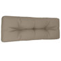 Voir la diapositive 4 : VIDAXL Coussin de palette taupe 120x40x12 cm tissu