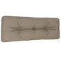 Voir la diapositive 4 : VIDAXL Coussin de palette taupe 120x40x12 cm tissu