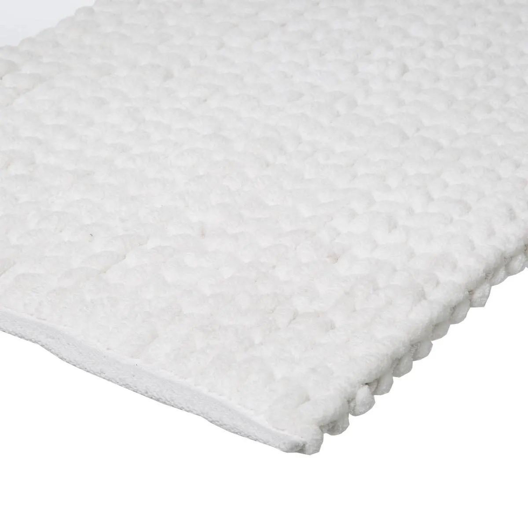 Voir la diapositive 2 : FIVE Tapis de salle de bain  épais  50x75cm blanc