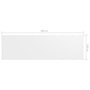 Voir la diapositive 6 : VIDAXL Ecran de balcon Blanc 120x400 cm Tissu Oxford