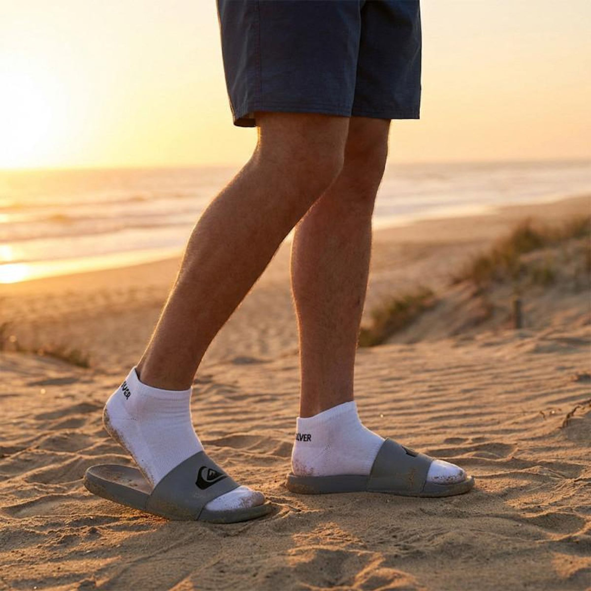 QUIKSILVER Quiksilver Pack de Chaussettes Enfant SNEAKER– Lot 6 Paires Sport