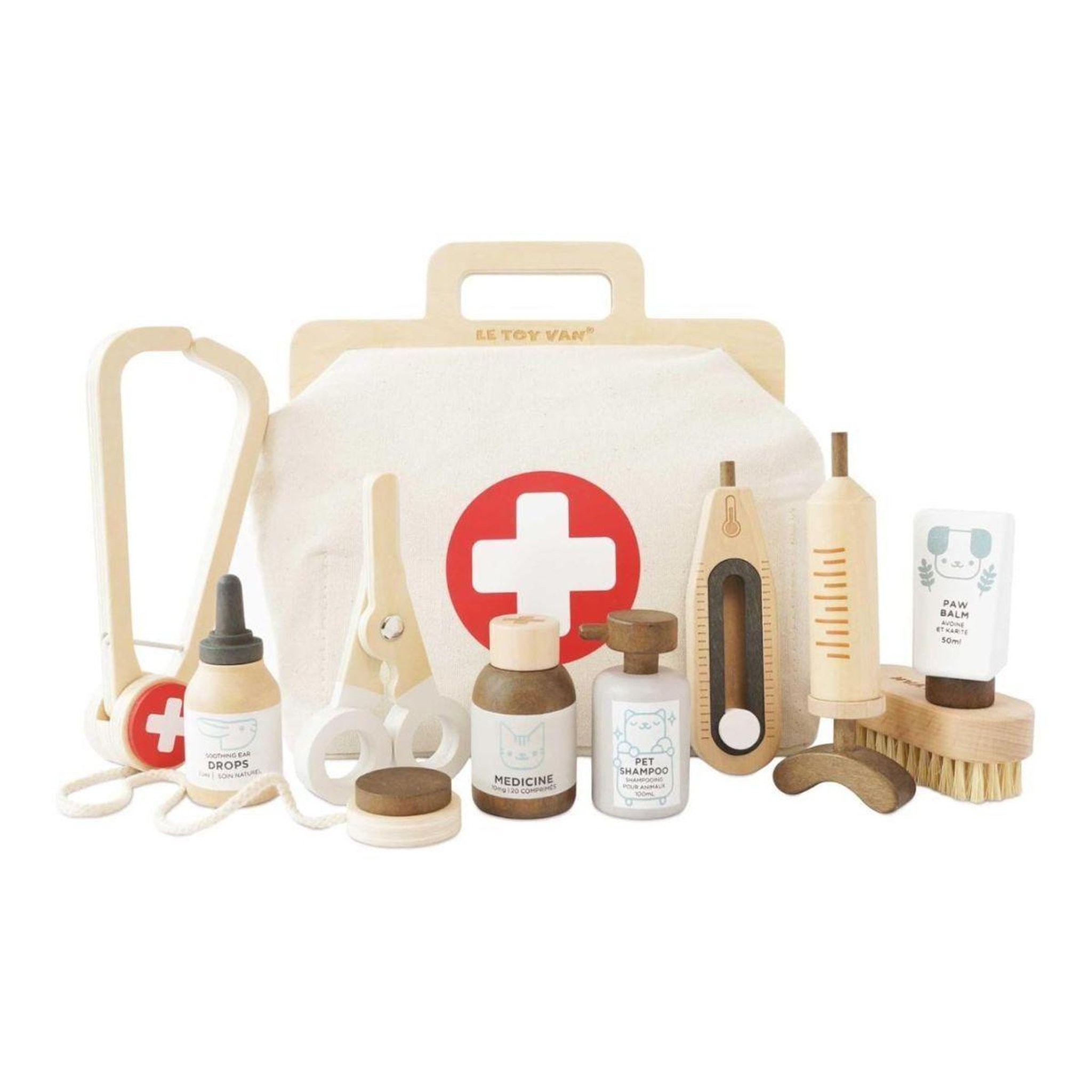 Le Toy Van Mallette De Vétérinaire Et Ses Accessoires - 10 Pièces