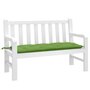 Voir la diapositive 1 : VIDAXL Coussin de banc de jardin vert melange 120x50x7 cm tissu