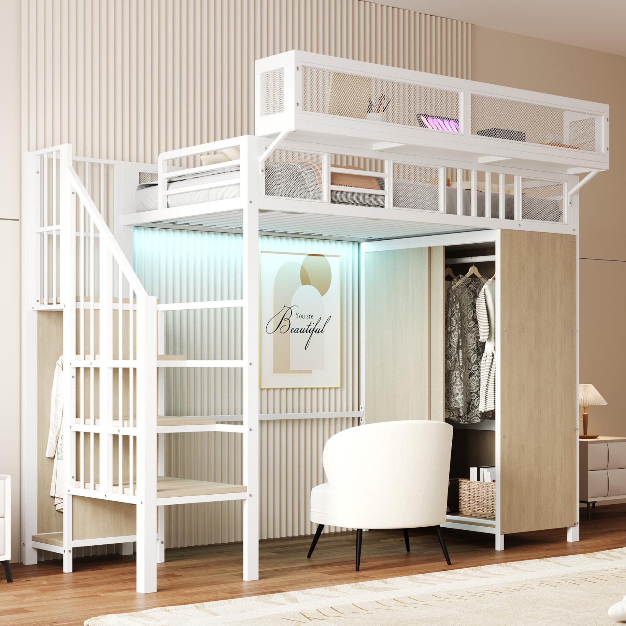 Voir la diapositive 4 : MERAX Lit mezzanine