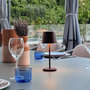 Voir la diapositive 4 : Lumisky Mini lampe de table KELLY MINI Marron Aluminium H22cm