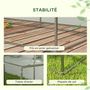 Voir la diapositive 6 : PAWHUT Cage parc enclos poulailler dim. 2,96L x 1l x 0,8H m - espace couvert - ouverture toit verrouillable - acier gris vert