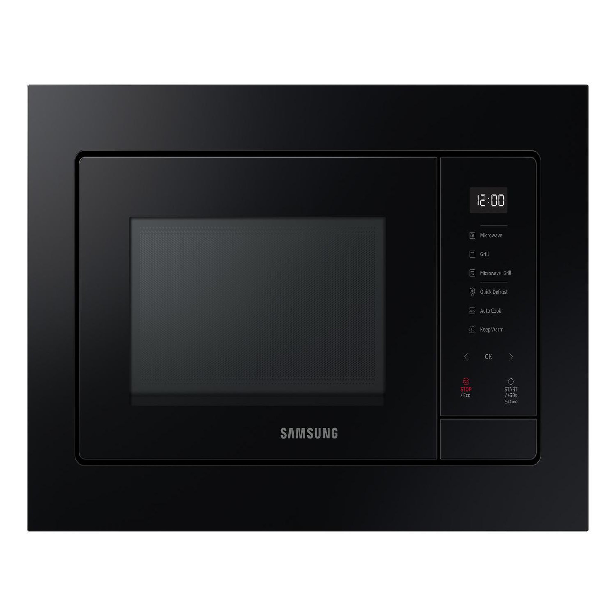 Voir la diapositive 2 : Samsung Four à micro-ondes grill encastrable Samsung MG23A7318CK de 23 L, noir