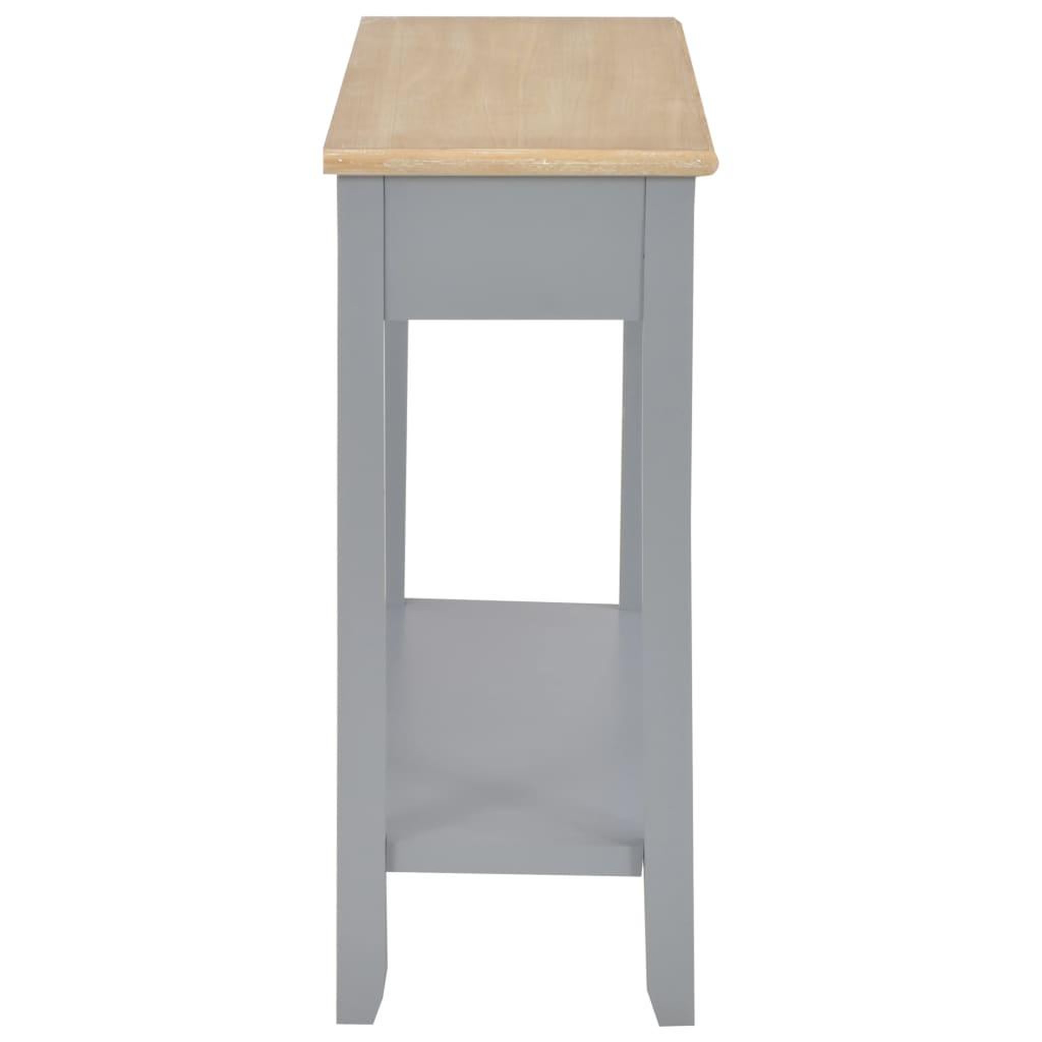 Voir la diapositive 5 : VIDAXL Table console Gris 110x35x80 cm Bois