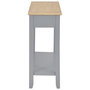 Voir la diapositive 5 : VIDAXL Table console Gris 110x35x80 cm Bois
