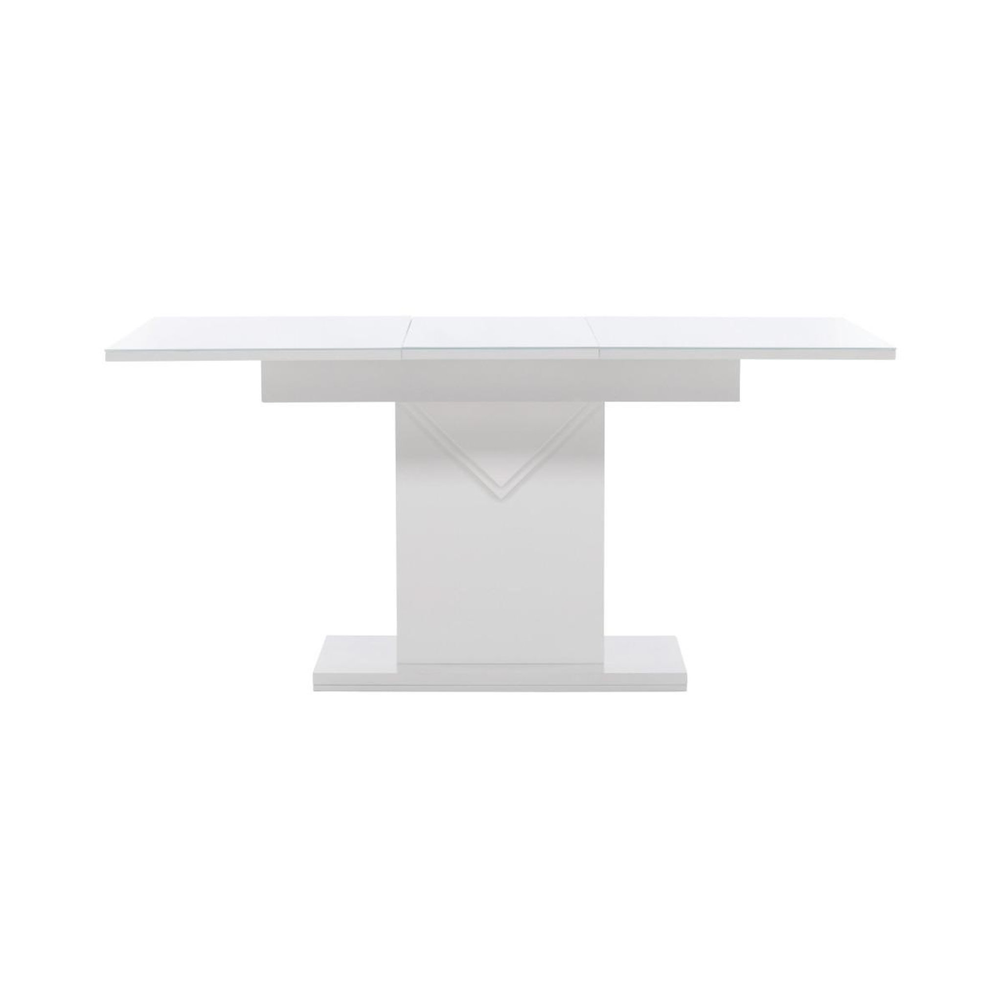 Voir la diapositive 6 : Paris Prix Table à manger extensible  pluto  120-160cm blanc