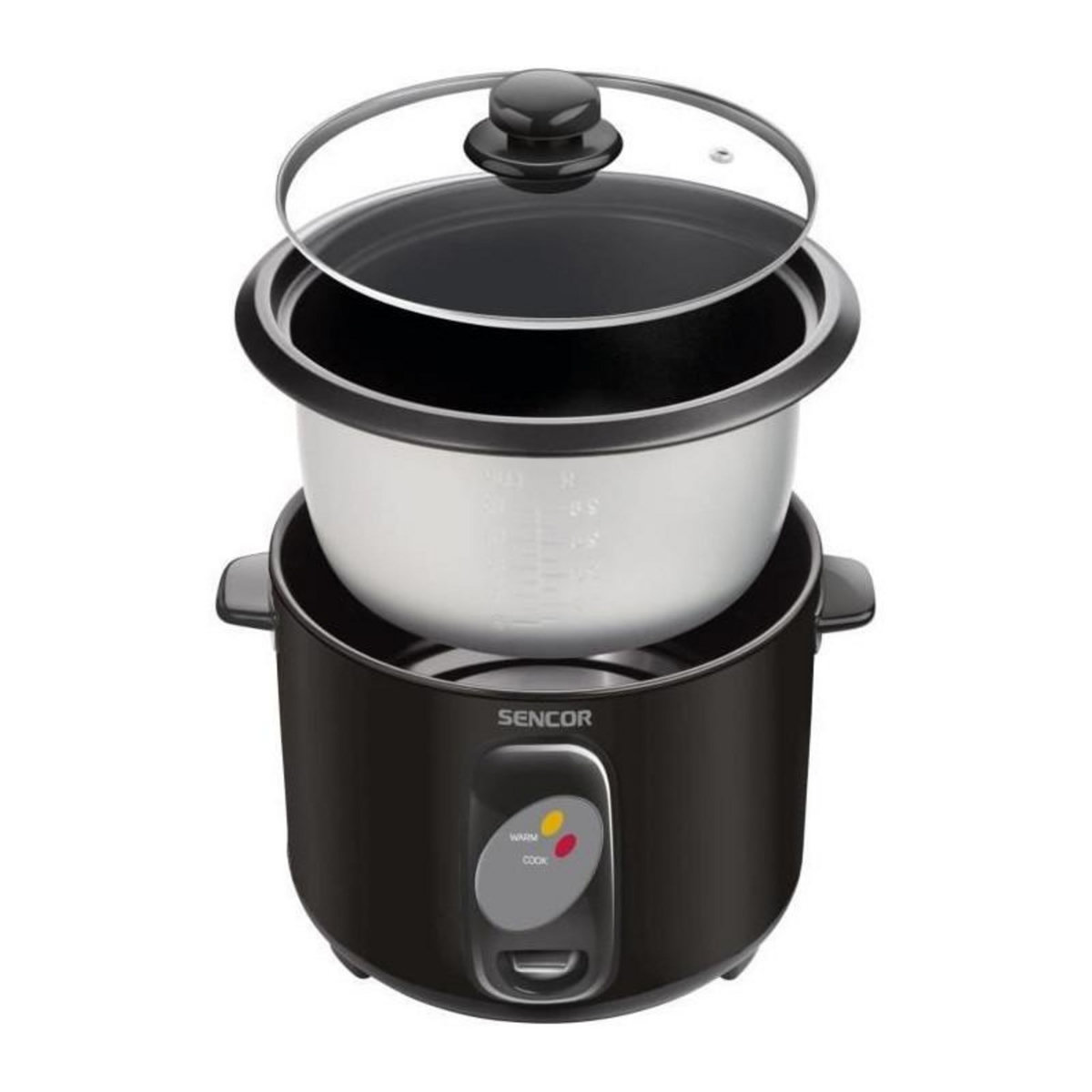 SENCO Cuiseur a riz - SENCOR - SRM 1001BK - 400 W - 1 L - Noir