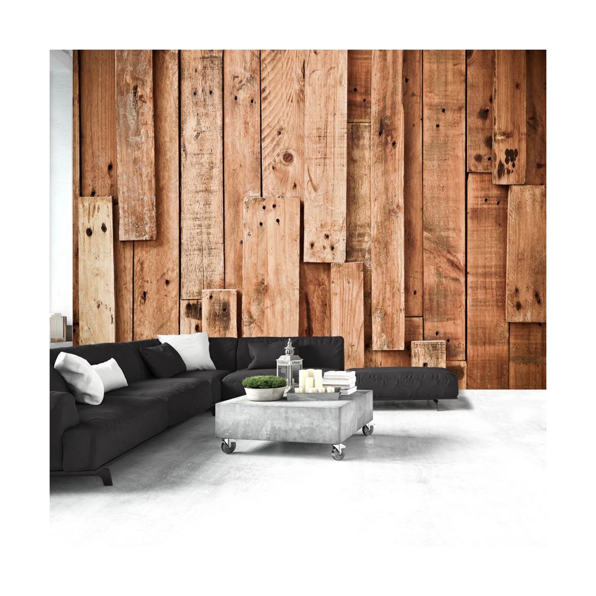 Voir la diapositive 1 : Paris Prix Papier Peint  Wooden Fantasy