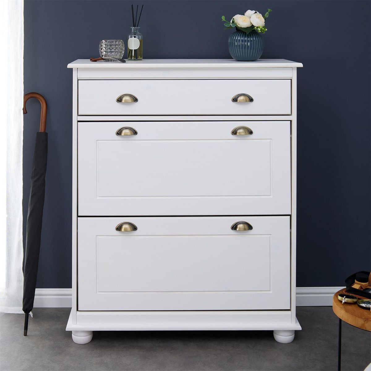 IDIMEX Meuble à chaussures en pin COLMAR