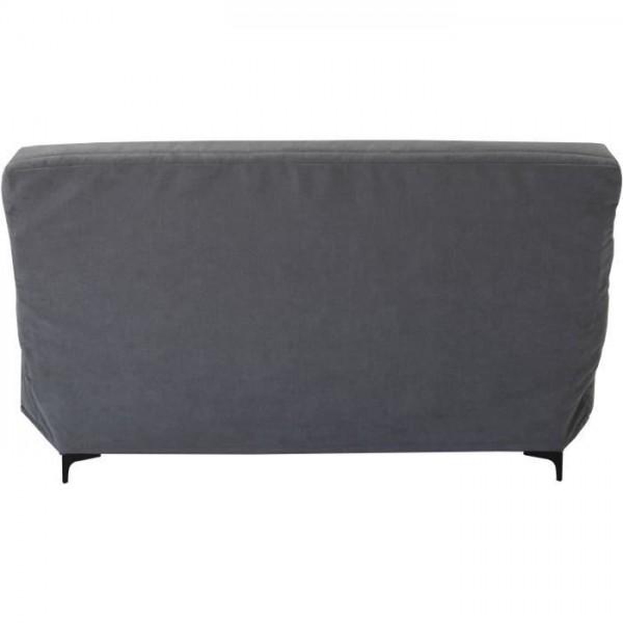 Voir la diapositive 6 : MARKET24 Banquette clic clac 3 places - Tissu gris moyen - L199 x P96 x H103 cm - KRISTEN - Style contemporain