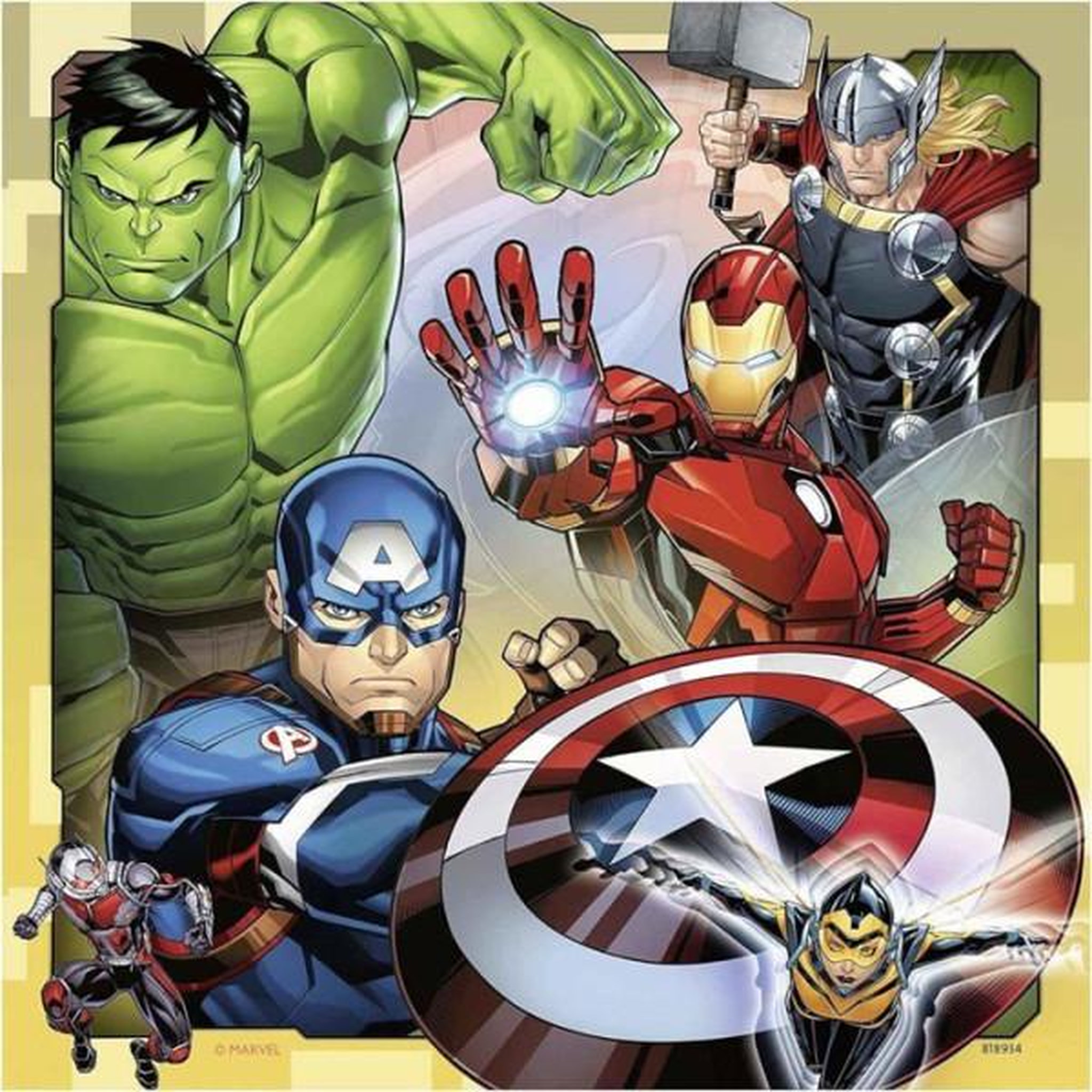 Voir la diapositive 3 : RAVENSBURGER Puzzles avengers 3x49 pieces ravensburger pour enfant des 5 ans