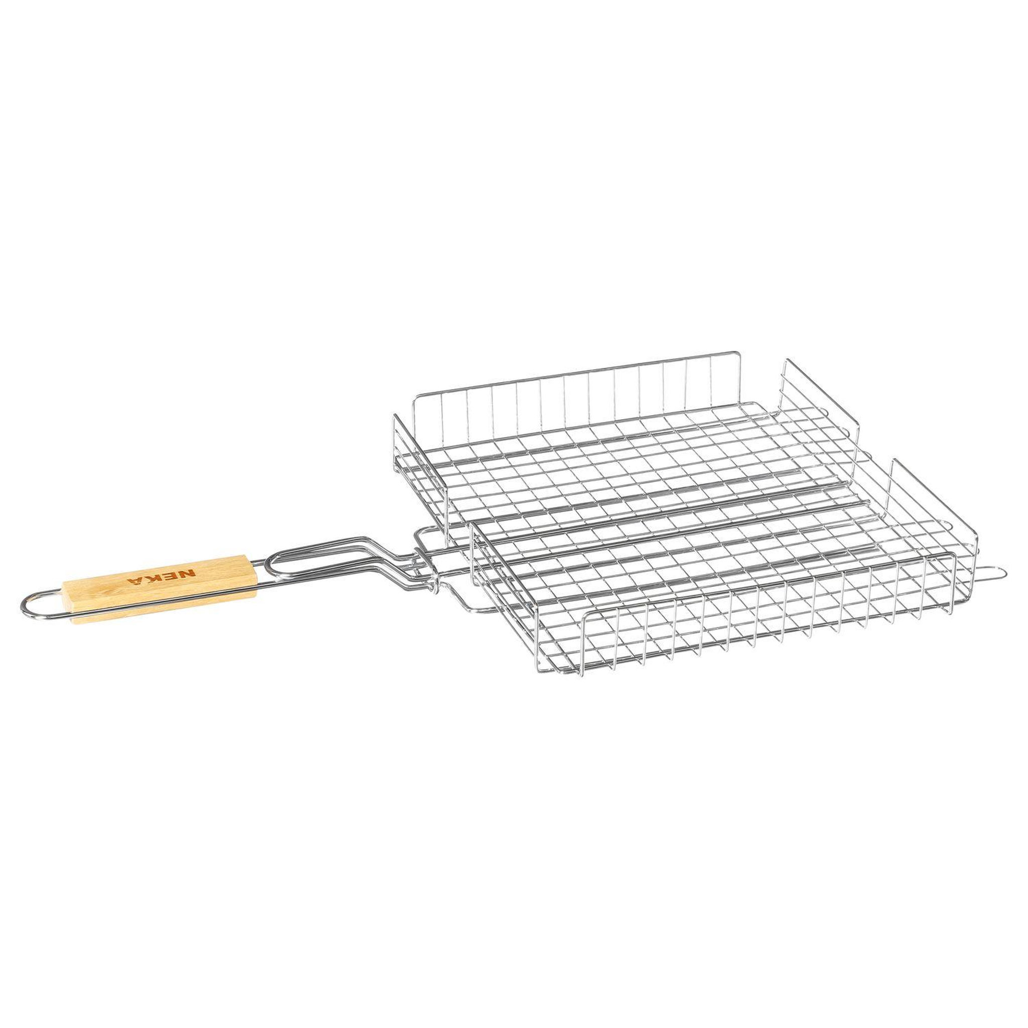 NEKA Grille barbecue panier - 34 x 31 cm.