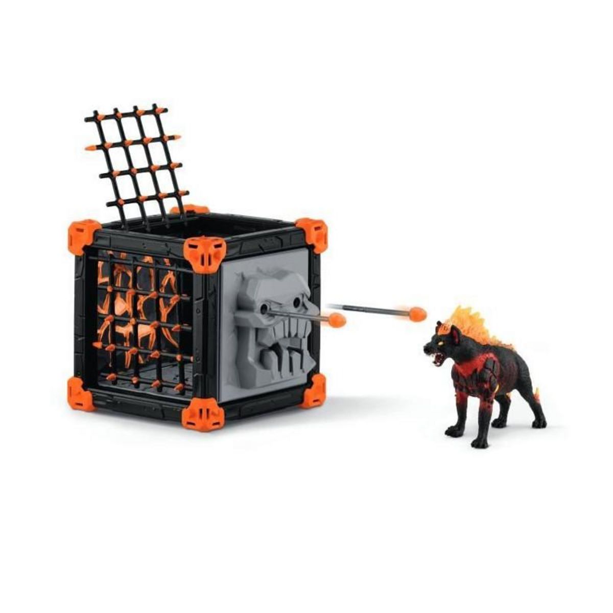Schleich BattleCave Hyene de Lave, Extension de l'arene, SCHLEICH 42674 Eldrador Creatures, des 7 ans
