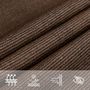 Voir la diapositive 5 : VIDAXL Voile d'ombrage 160 g/m^2 Marron 5x5x5 m PEHD
