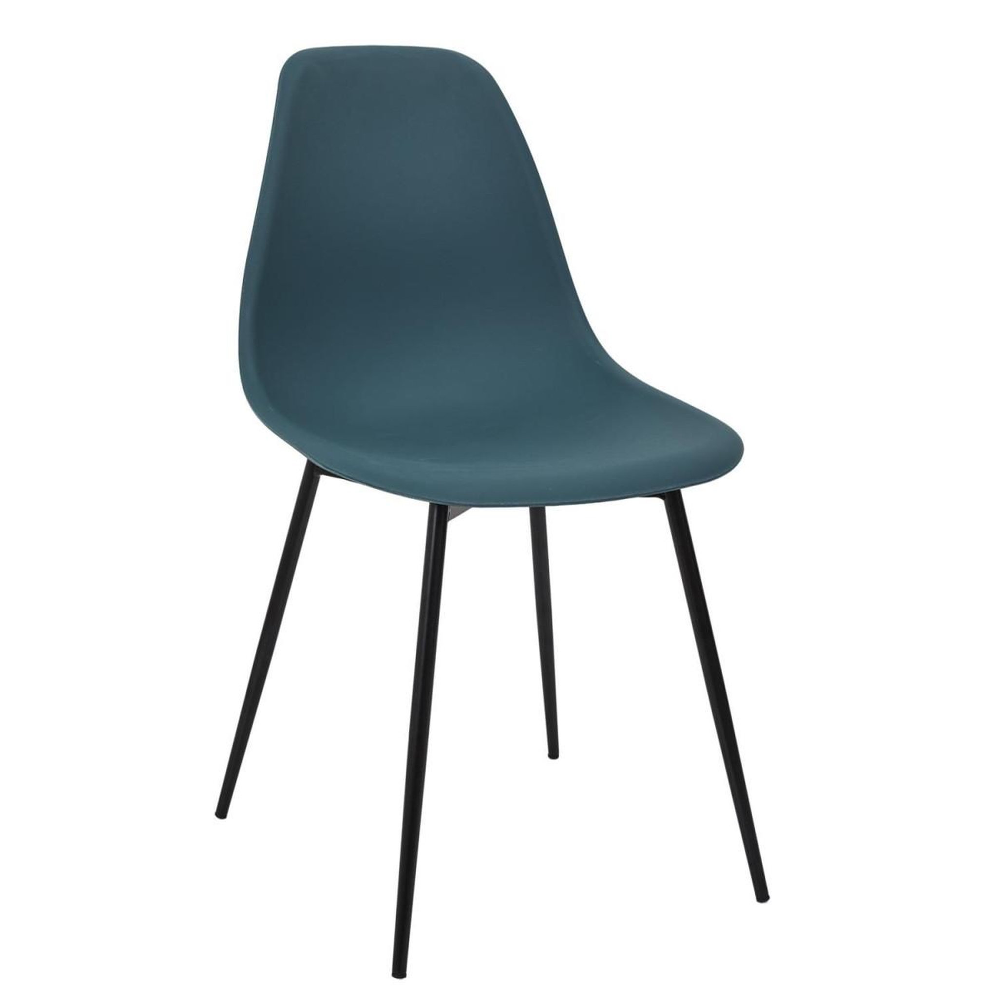 Voir la diapositive 2 : The Home Deco Factory Lot de 6 chaises  gustav  87cm bleu