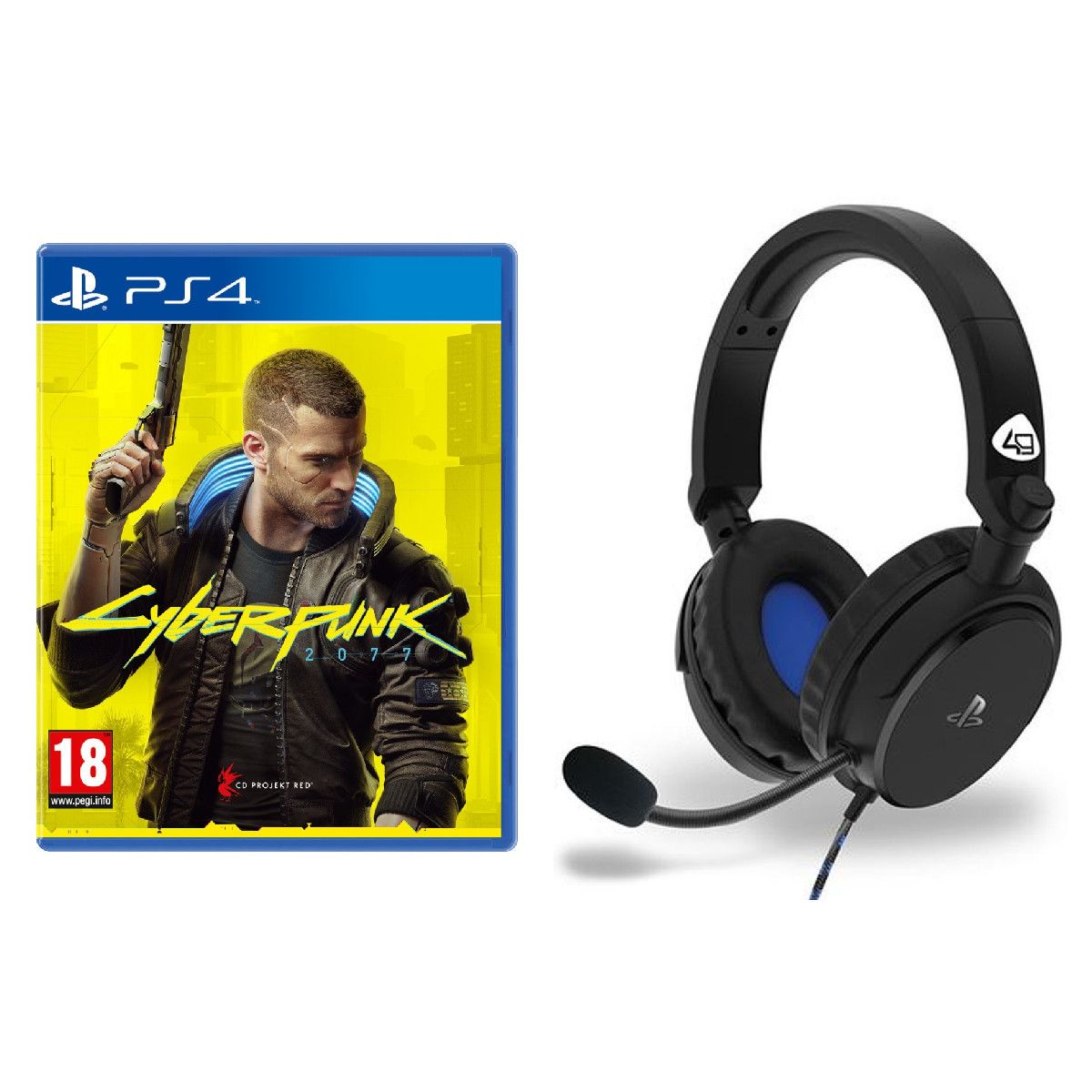 Casque Gaming Filaire PRO4 50S Noir PS4 + Cyberpunk PS4