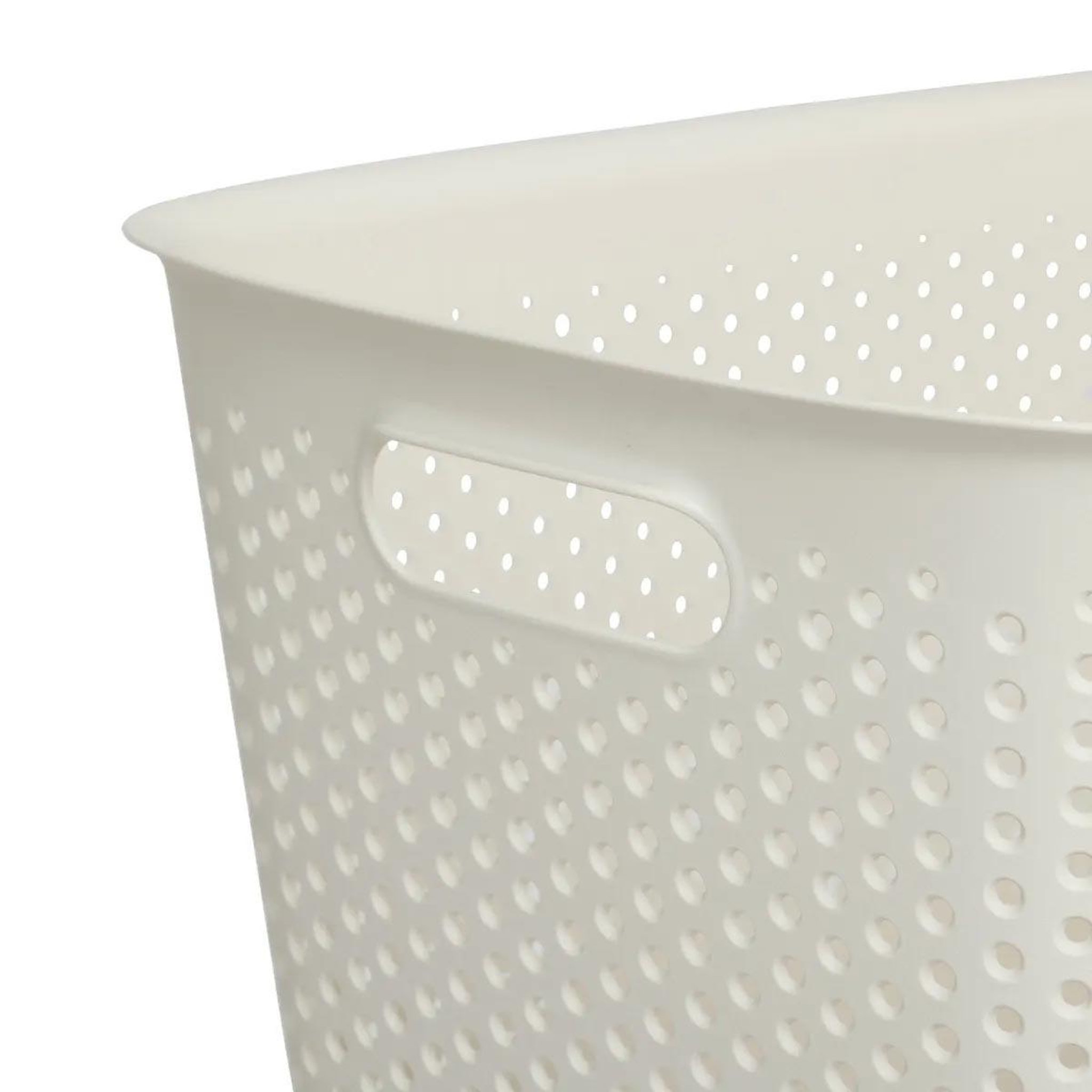 Voir la diapositive 2 : FIVE Panier de rangement  tila  17l crème