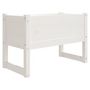 Voir la diapositive 2 : VIDAXL Jardiniere Blanc 78x40x52 cm Bois massif de pin