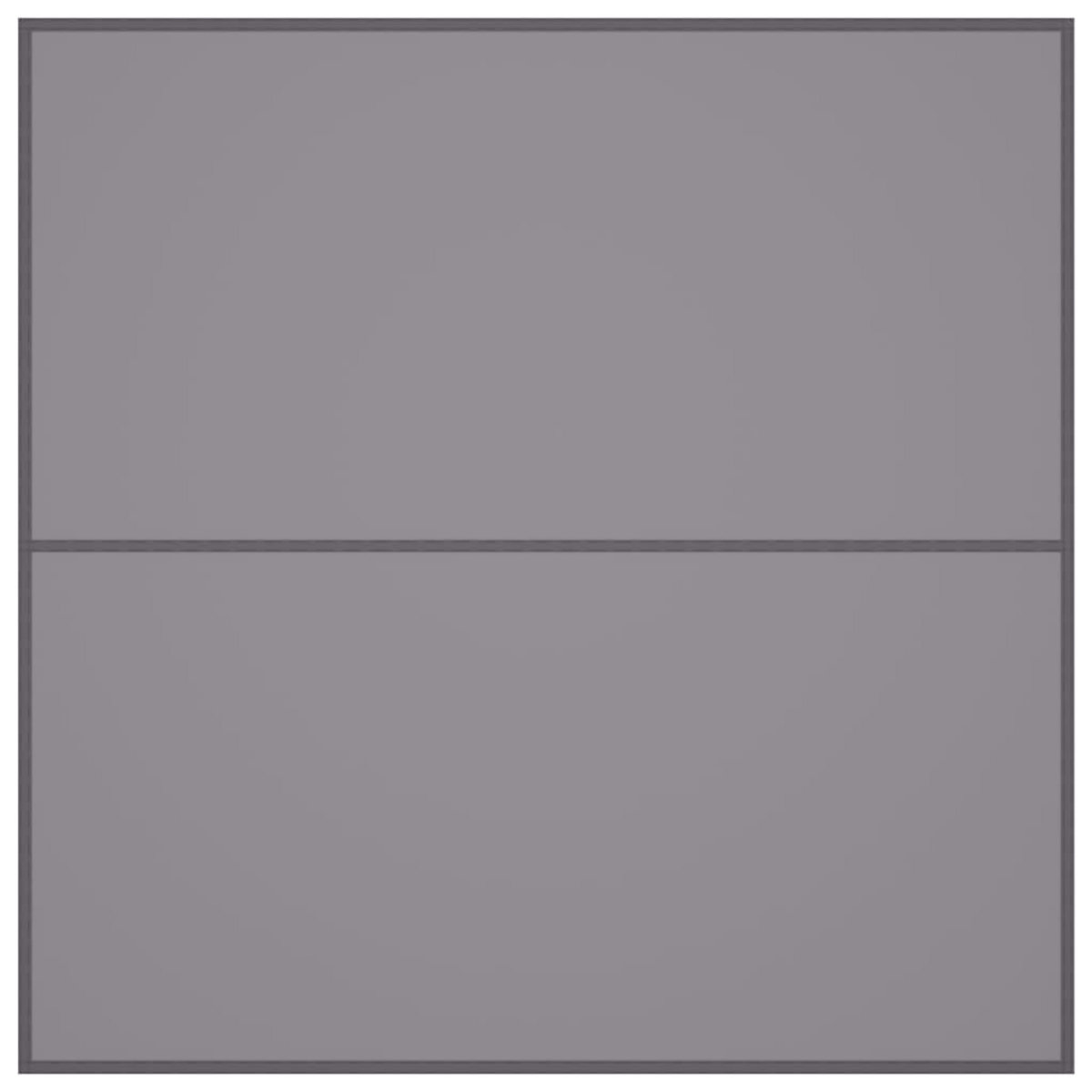 VIDAXL Bache d'exterieur 4x4 m Gris