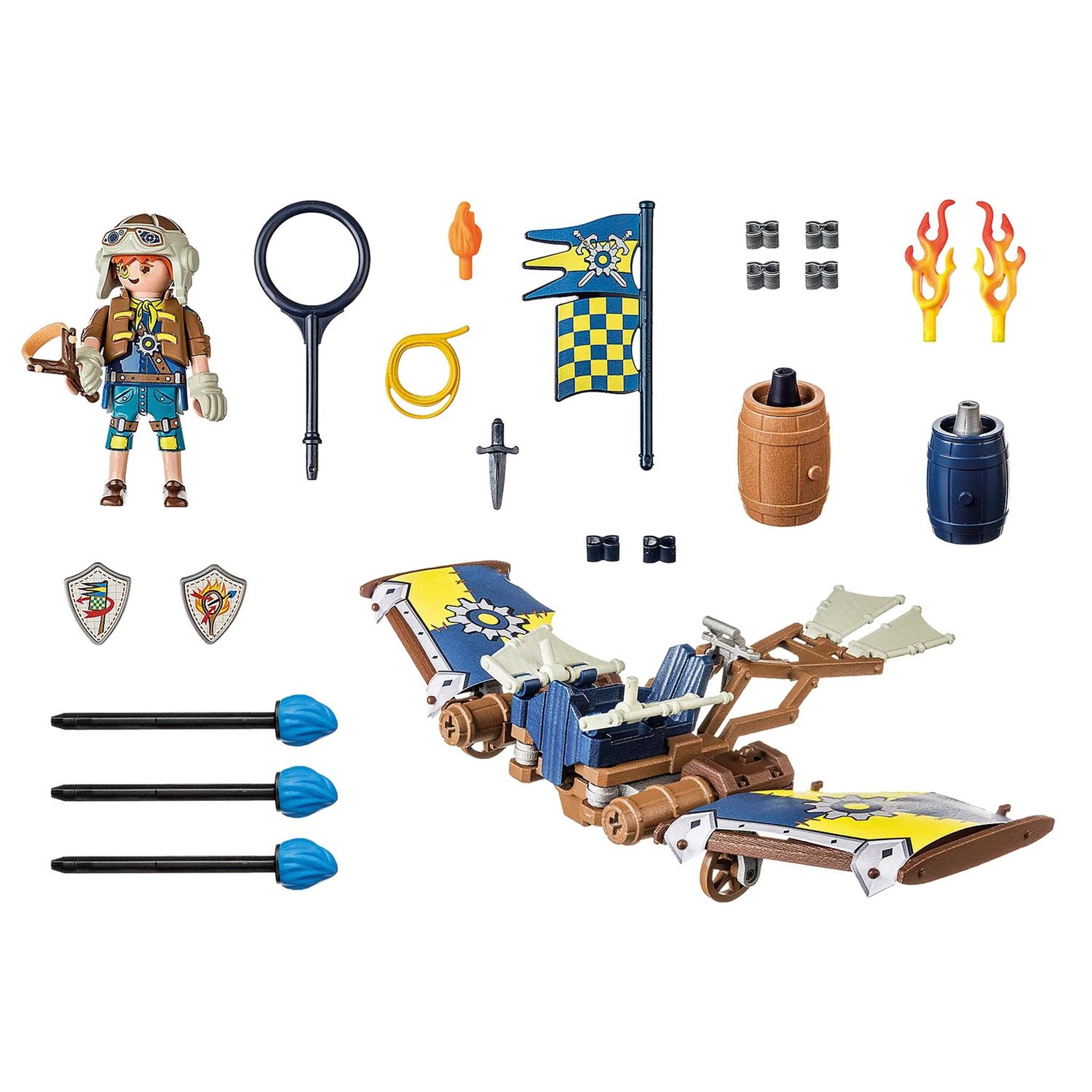Voir la diapositive 6 : PLAYMOBIL Novelmore Planeur de Dario