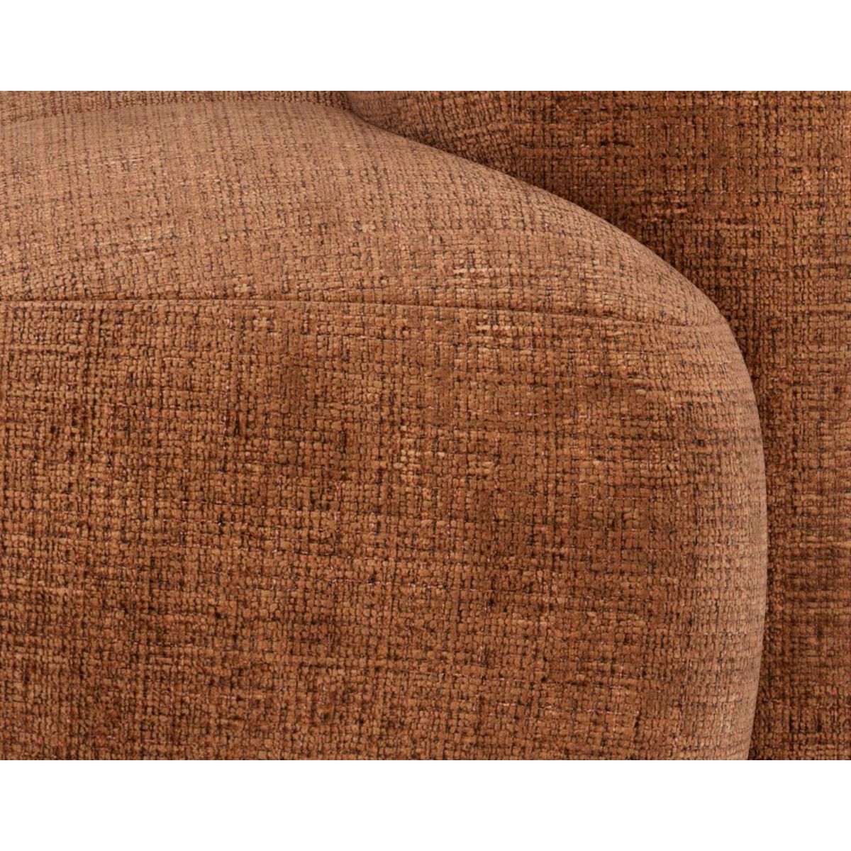 LISA DESIGN Grace - module d'assise gauche en velours texturé