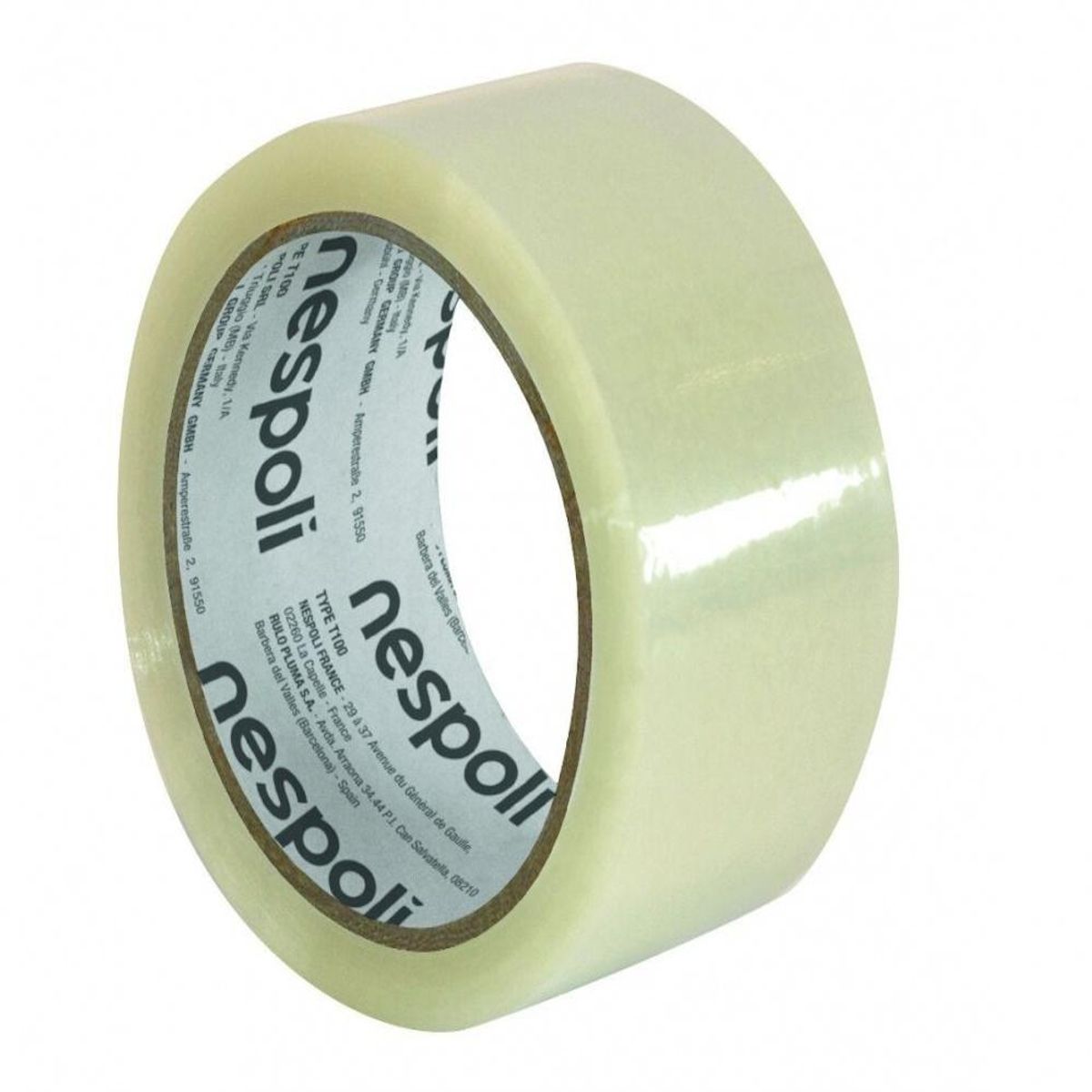 CENTRALE BRICO Ruban adhésif d'emballage NESPOLI, transparent, 50 mm x 66 m