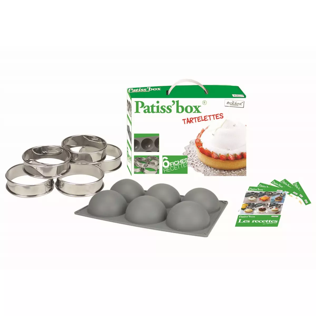 ARD TIME Patiss Box Tartelettes avec dôme