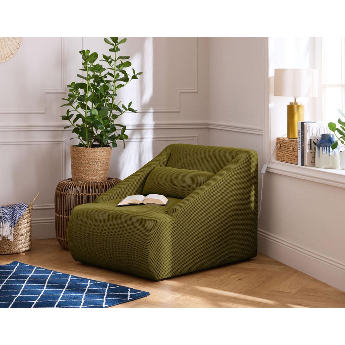 LISA DESIGN Onyx - fauteuil - en tissu mailles 3d