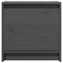 Voir la diapositive 3 : VIDAXL Tables de chevet 2 pcs Gris 40x30,5x40 cm Bois de pin massif