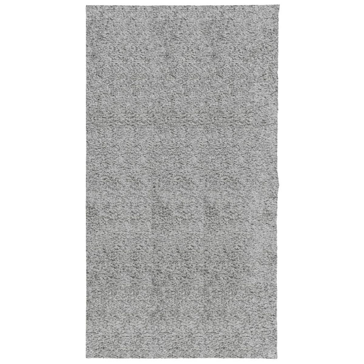 VIDAXL Tapis shaggy PAMPLONA poils longs moderne gris 80x150 cm